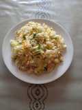 Arroz a la jardinera con Repollo