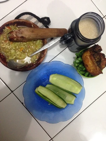 Langkah Gampang Menyiapkan Resep  Sambal Timun / Reuceuh Bonteng #BikinRamadanBerkesan yang Enak, Bikin Ketagihan