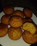 Muffins de mandarina y avena con pasas de uvas es semi light !!
