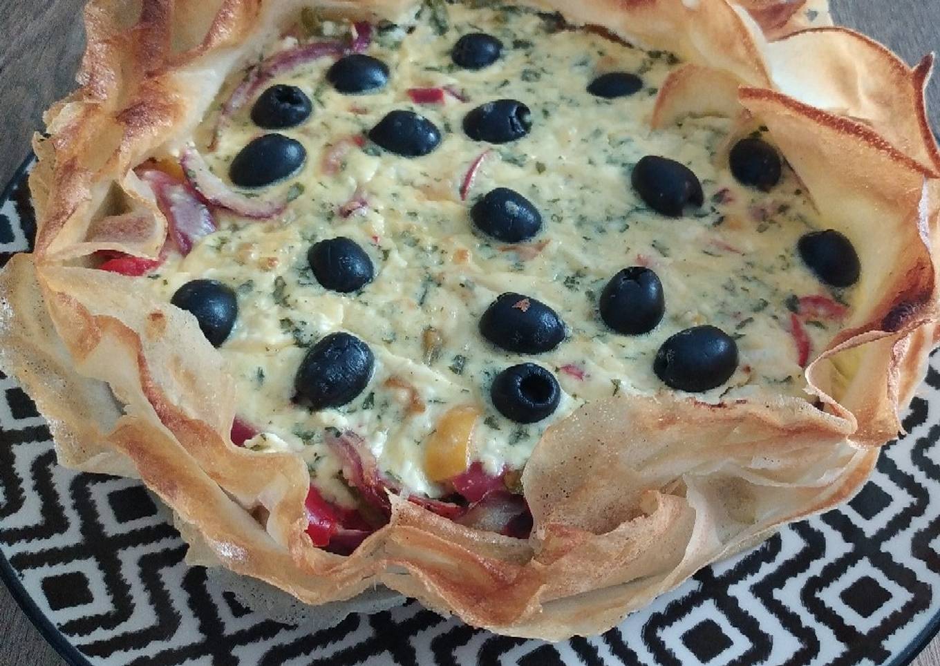 How to Make Quick Tarte façon salade grecque