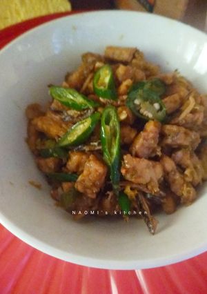 Foto resep Oseng Tempe teri cabai hijau