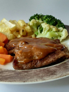 Foto resep Steak daging simple