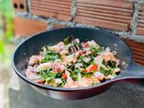 Mực Xào Lá Húng Quế