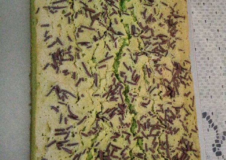 Cara Membuat Bolu pandan panggang wajib dicoba