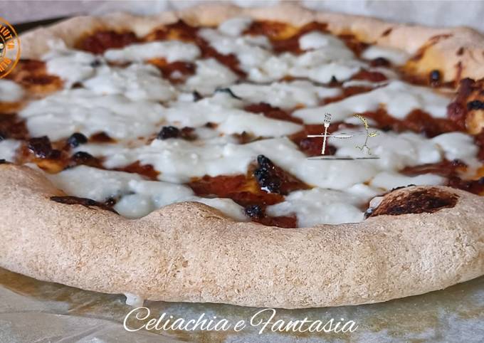 Pizza come in pizzeria senza glutine - Ricetta facile