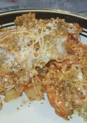 A picture of Chicken Parmesan Cassarole.