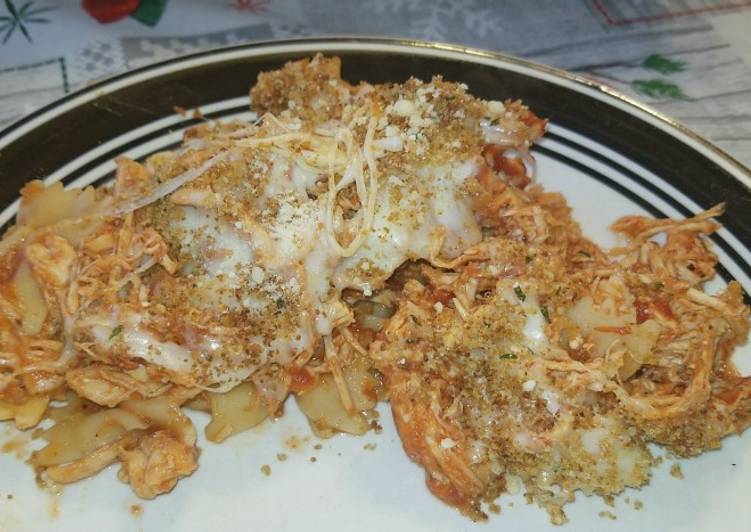 Chicken Parmesan Cassarole Chicken Parmesan Cassarole
