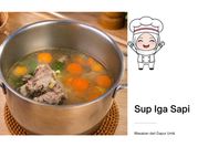 Gambar sup daging iga sapi