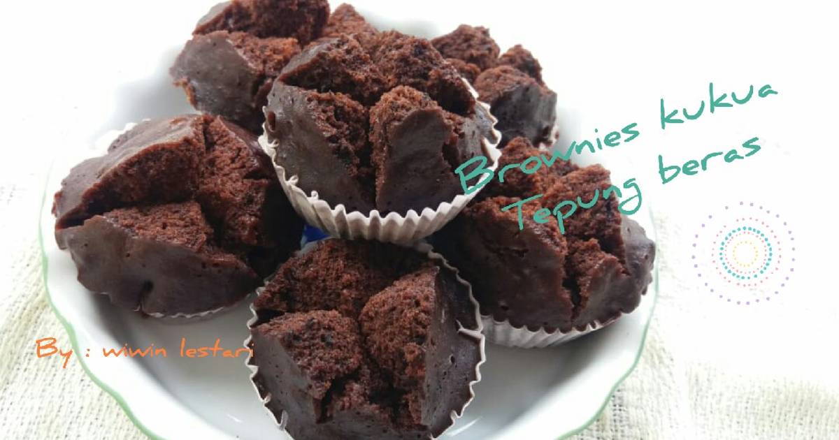 Resep Brownies Kukus Tepung Beras oleh Wiwin Lestari awan Cookpad