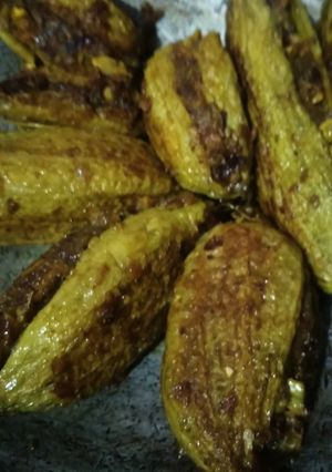 A picture of Stuffed karele.
