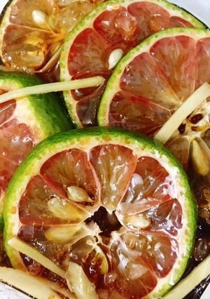 Hình của món Chanh đào mật ong.