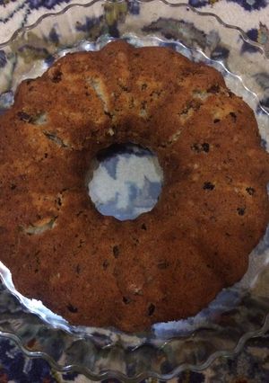 عکسی از دستور کیک پنبه ای کشمش و گردو