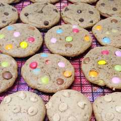 Una foto de Galletas variadas con una sola masa!