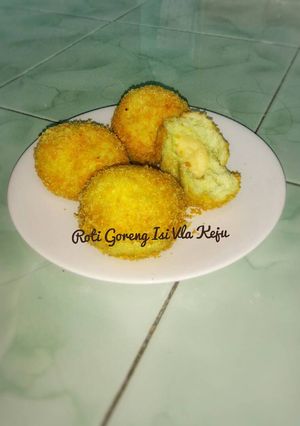 Foto resep Roti Goreng isi Vla Keju