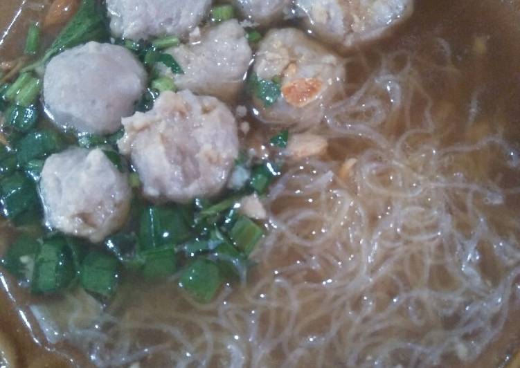 Langkah mengolah Bakso daging kerbau homemade#festivalresepasia#indonesia gurih