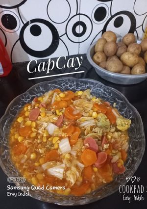 Foto resep Capcay Merah