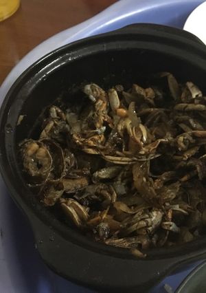 Hình của món Cua rang me.