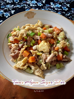 Foto resep Tumis Ayam Sayur Telur