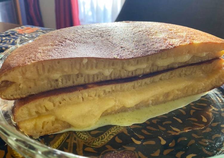 Martabak keju melted ala tukang martabak