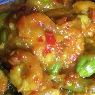 Resep Tempoyak Tumis Udang Pete Khas Palembang Asli Oleh Bebby Fomie Prihatiningsih Cookpad