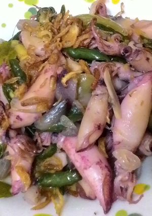 Foto resep Cumi asin cabe ijo