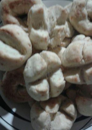 Una foto de Pan casero con queso