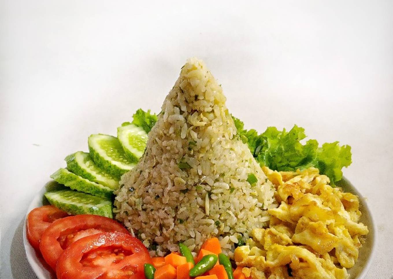 Nasi goreng rebon ijo