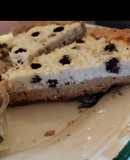 Tarta de ricota con pasas de uva