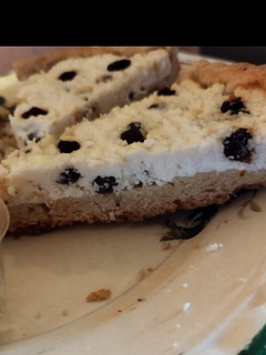 Una foto de Tarta de ricota con pasas de uva