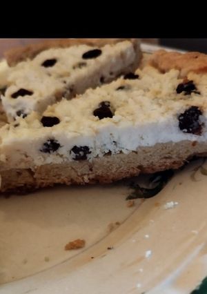 Una foto de Tarta de ricota con pasas de uva