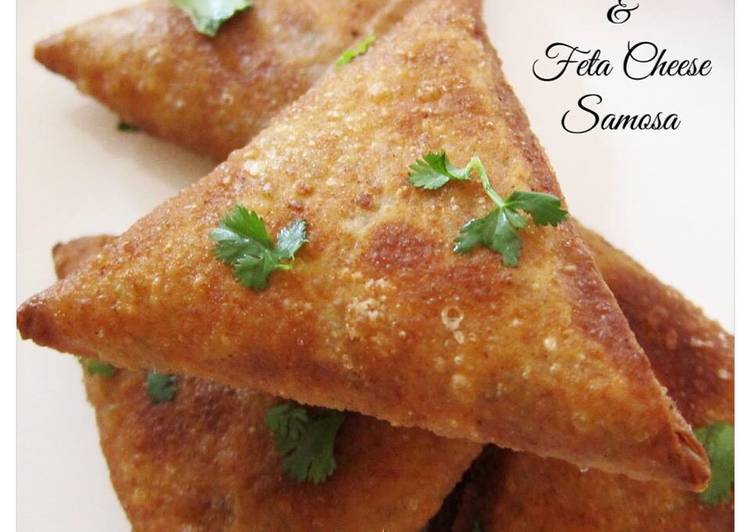 Easiest Way to Make Speedy Corn &amp; feta cheese samosas