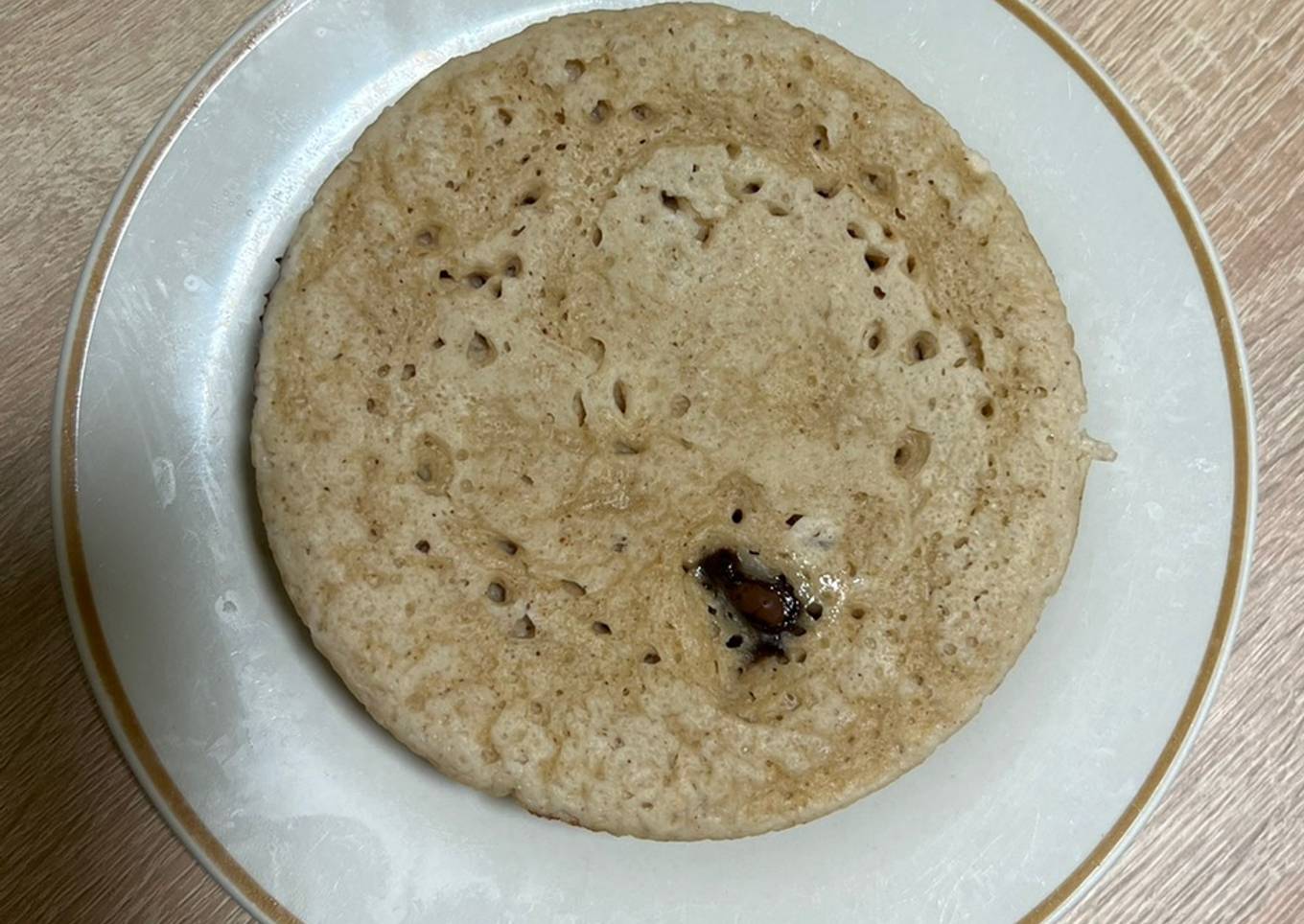 Bizcocho rápido relleno de chocolate negro