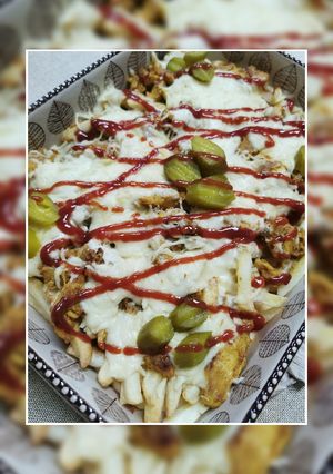 A picture of Chicken Shawarma Fatteh.