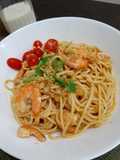 Spegetti Asli Dengan Udang