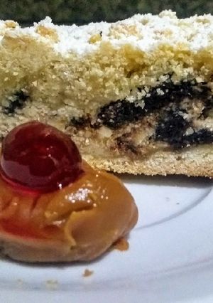 Una foto de Pay de chocolate y galletitas oreo.👩🏼‍🍳