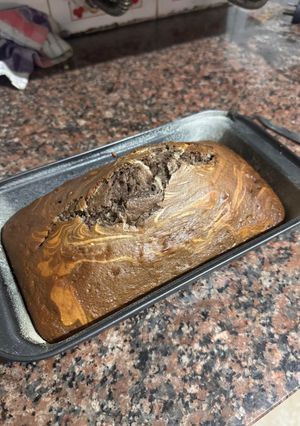 Una foto de Budín marmolado