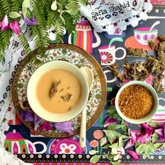 Lavender tea A picture of Lavender tea.