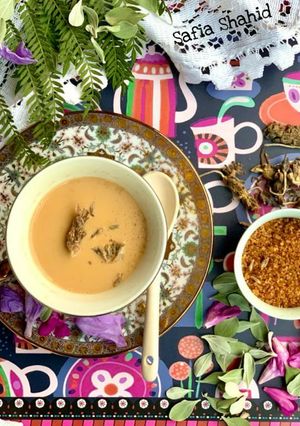 A picture of Lavender tea.