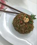 ارز صيني بالروبيان🍤shrimp fried rice