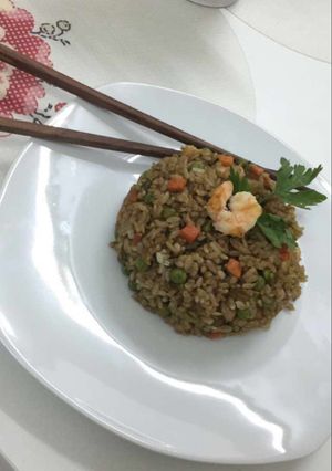 A picture of Shrimp Fried Rice.