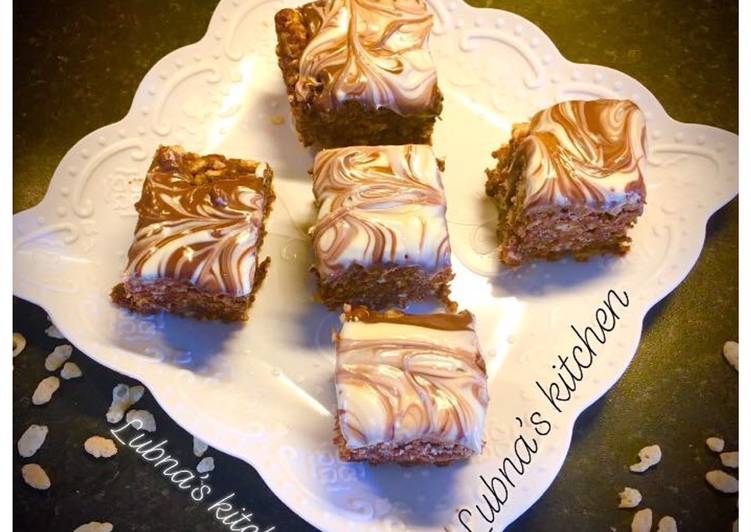 Simple Way to Make Favorite Nutella Rice Krispie bars