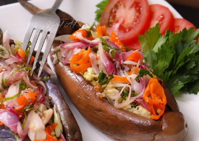 Langkah Mudah untuk Menyiapkan Terong Orek Putih Telur Sambal Matah Anti Gagal