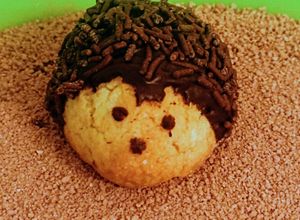 Una foto de Erizos de galleta