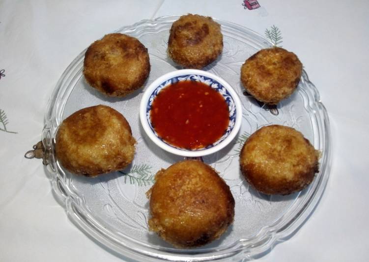 Recipe of Ultimate Bread and Chicken Balls