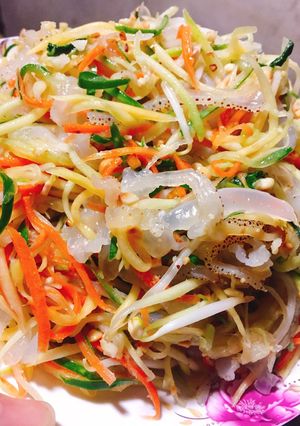 Hình của món Nộm sứa bất bại.