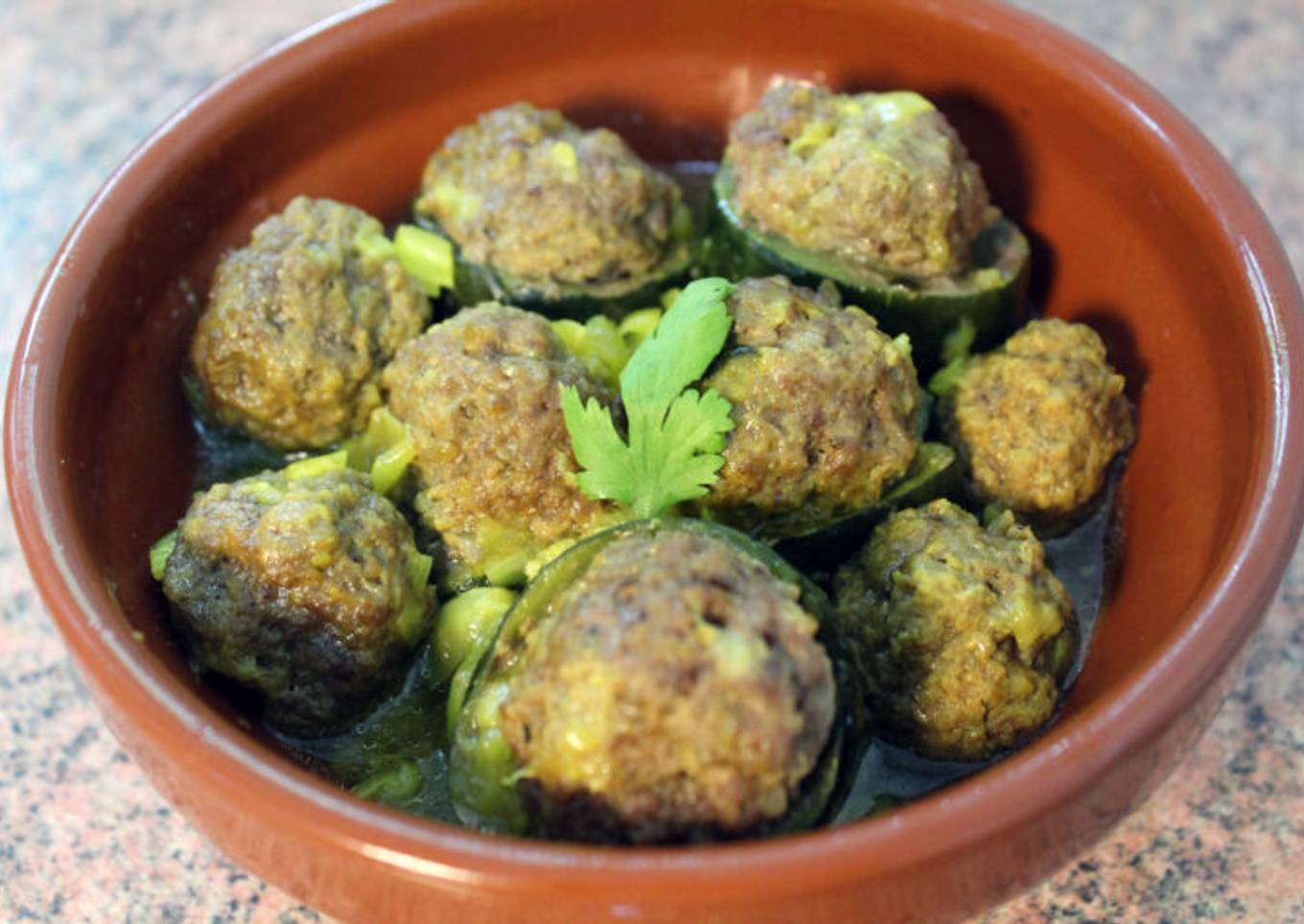 Albóndigas de ternera con calabacín