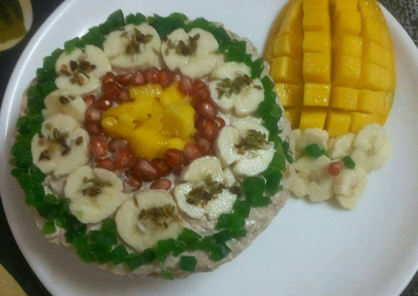 Mango banana cake