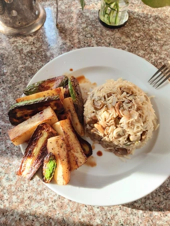 Recipe Broad beans rice and veggies which So Delicious