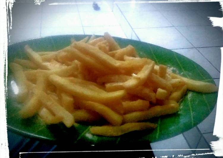 Kentang goreng renyah rasa jagung bakar