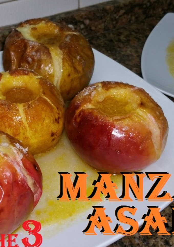 Una foto de Manzanas asadas al horno